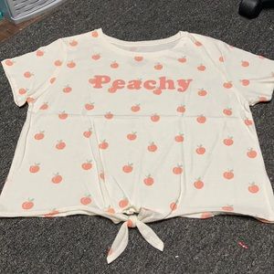 Soft “Peachy” short sleeve shirt